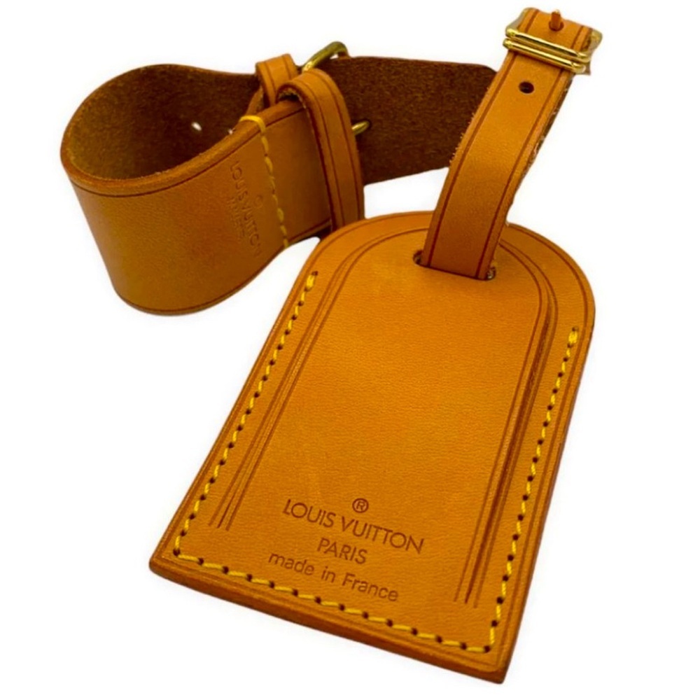Louis Vuitton Poignet Vachetta Luggage Tag 🧳 Excellent Preloved Condition 👜 💼